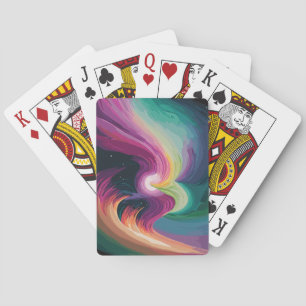 Colourful Nebula Playing Cards
