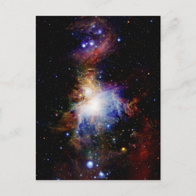Colourful Nebula Postcard (Front)