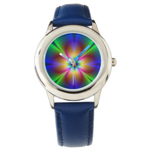 Colourful Neon Daisy Watch