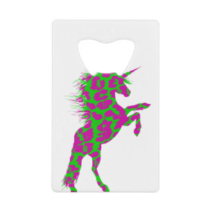 Colourful Neon Leopard Print Unicorn