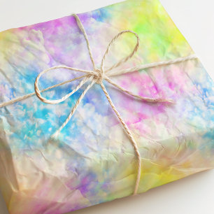 Colourful Neon Rainbow Galaxy Cloud Sky Tissue Paper
