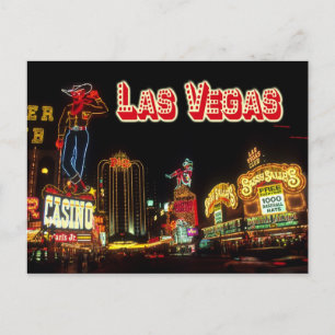 Colourful Neon Signs, Las Vegas, Nevada Postcard