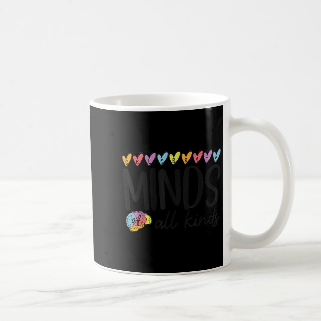 Colourful Neurodiversity Autism Celebrate Minds Of Coffee Mug (Right)