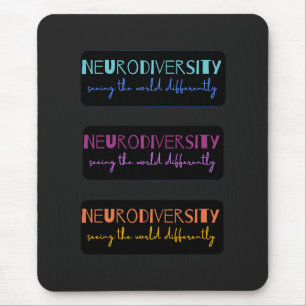 Colourful Neurodiversity Mouse Pad