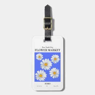Colourful New York City Flower Market SOHO  Luggage Tag