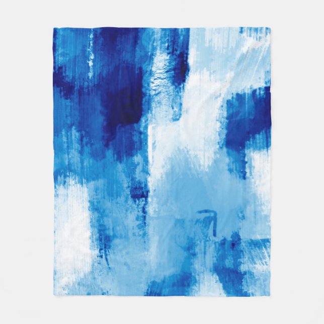 Colourful nice Colour glossy. Beautiful painted Su Fleece Blanket (Front)