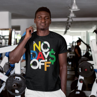 Colourful No Days Off Shirt