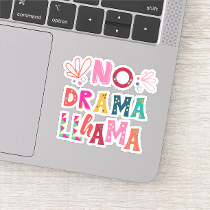 Colourful No Drama Llama