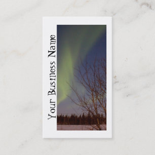 Colourful Northern Sky; Promotional Business Card