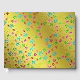 colourful,note, musical, melody, music, sound, guest book