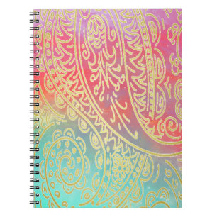 Colourful notebook