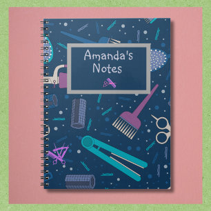 Colourful Notebook Features Hair Styling Tools
