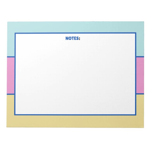 Colourful Notepad (Front)