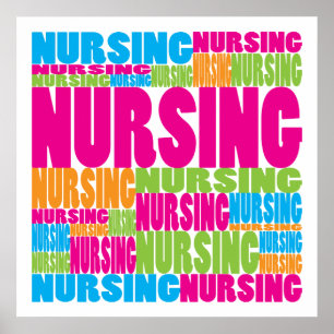 Colourful Nursing Poster