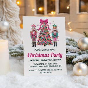 Colourful Nutcracker Christmas Party Invitation