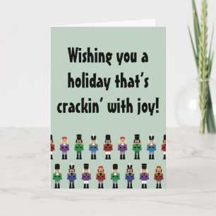 Colourful Nutcrackers - Gift Tag Card