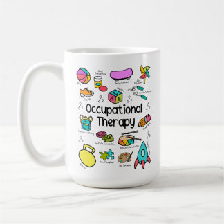 Colourful Occupational Therapy Coffee Mug
