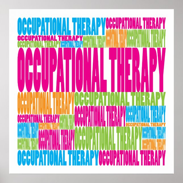 Colourful Occupational Therapy Poster (Front)