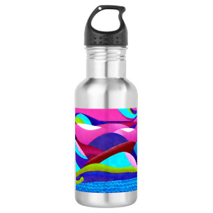 Colourful Ocean Hills 532 Ml Water Bottle
