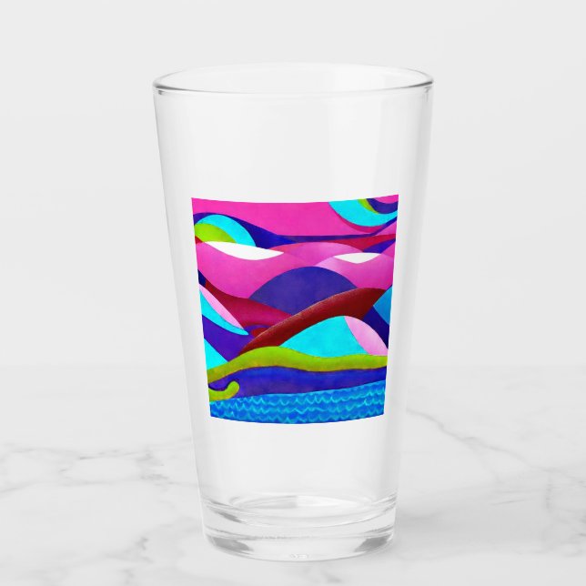 Colourful Ocean Hills Glass (Front)