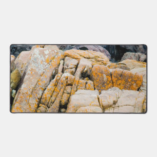 Colourful Ocean Rocks Print Desk Mat