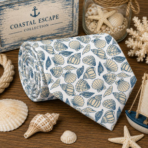 Colourful Ocean Sea Animals Pattern Tie