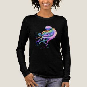 Colourful Octopus T-Shirt Tri-Blend Shirt
