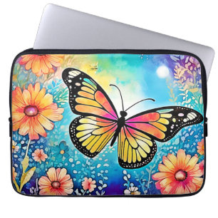Colourful Octopus View Design Laptop Sleeve