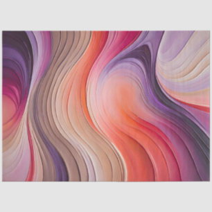 Colourful Oil Paint Art Tissue Paper