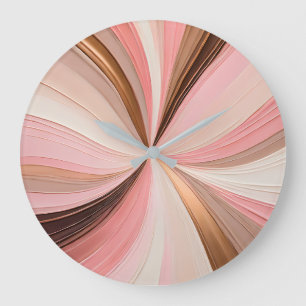 Colourful Oil Paint Art Wall Clock