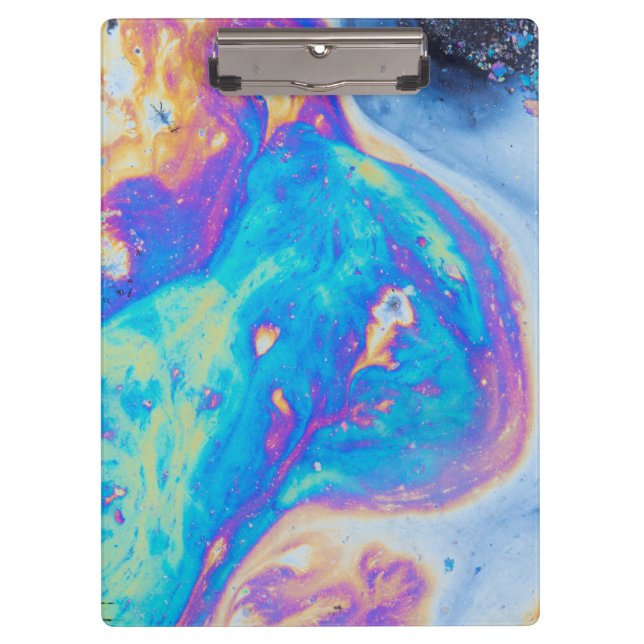 Colourful oil patterns, Canada Clipboard (Front)
