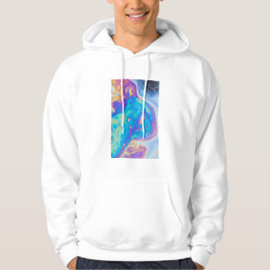 Colourful oil patterns, Canada Hoodie