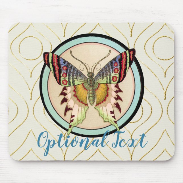 Colourful Old World Butterfly Mouse Pad (Front)