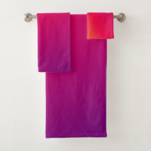 Colourful ombre gradient Towel