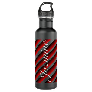 Colourful Ombré Script Name Stripes Stainless Stee 710 Ml Water Bottle
