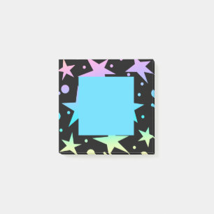 Colourful Ombre Stars and Polka Dots Collection Post-it Notes