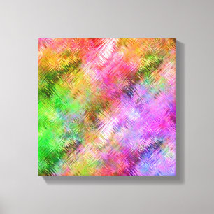 Colourful Opal Glassy Texture Canvas Print