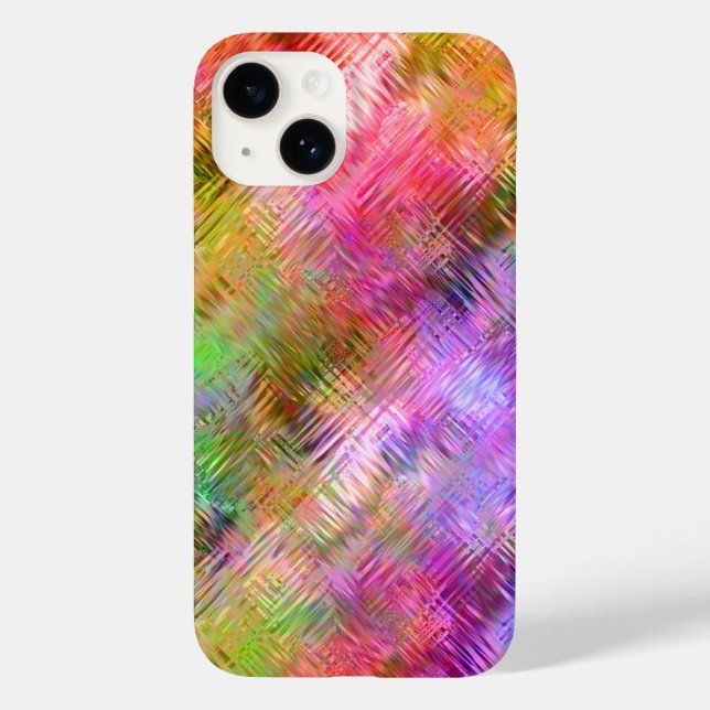 Colourful Opal Glassy Texture Case-Mate iPhone Case (Back)