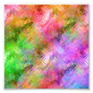 Colourful Opal Glassy Texture Photo Print