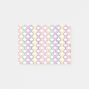 Colourful Open Circles Post-it Notes