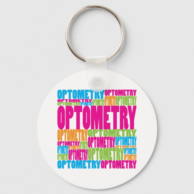 Colourful Optometry Key Ring (Front)