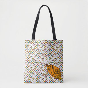 Colourful Orange Ice Cream Cone icecreamliciouS Tote Bag