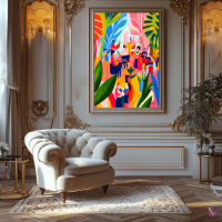 Colourful Orchestra Performance in Fauvist Style