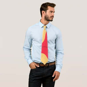 Colourful organic shapes abstract background tie