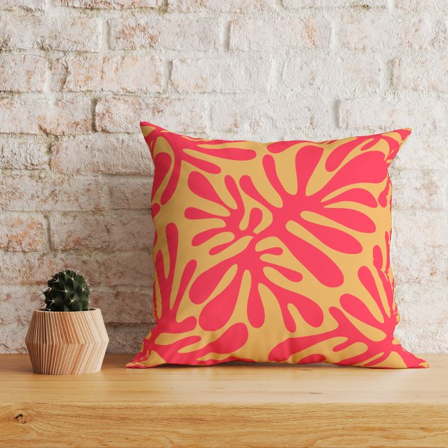 Colourful Organic Shapes in Retro Palette Cushion (Creator Uploaded)