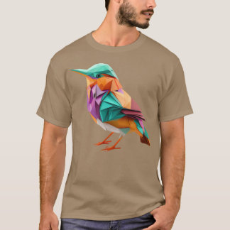 Colourful Origami Bird A Handcrafted Delight for g T-Shirt