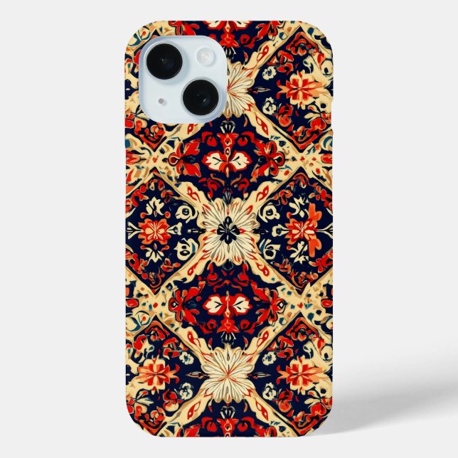 Colourful Ornamental Pattern Case-Mate iPhone Case (Back)