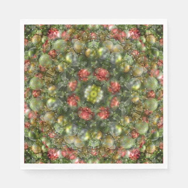 Colourful Ornaments Napkin (Front)