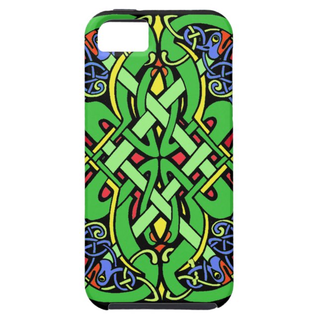 Colourful Ornate Irish Celtic Knot Case-Mate iPhone Case (Back)