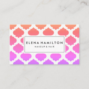 Colourful Ornate Pattern Business Card